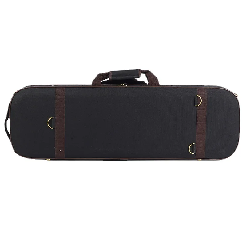 

Professional 4/4 Full Size Violin Case Carrying Bag with Soft Interior and Strap Black Case Box Lightwight Hard Violin Box