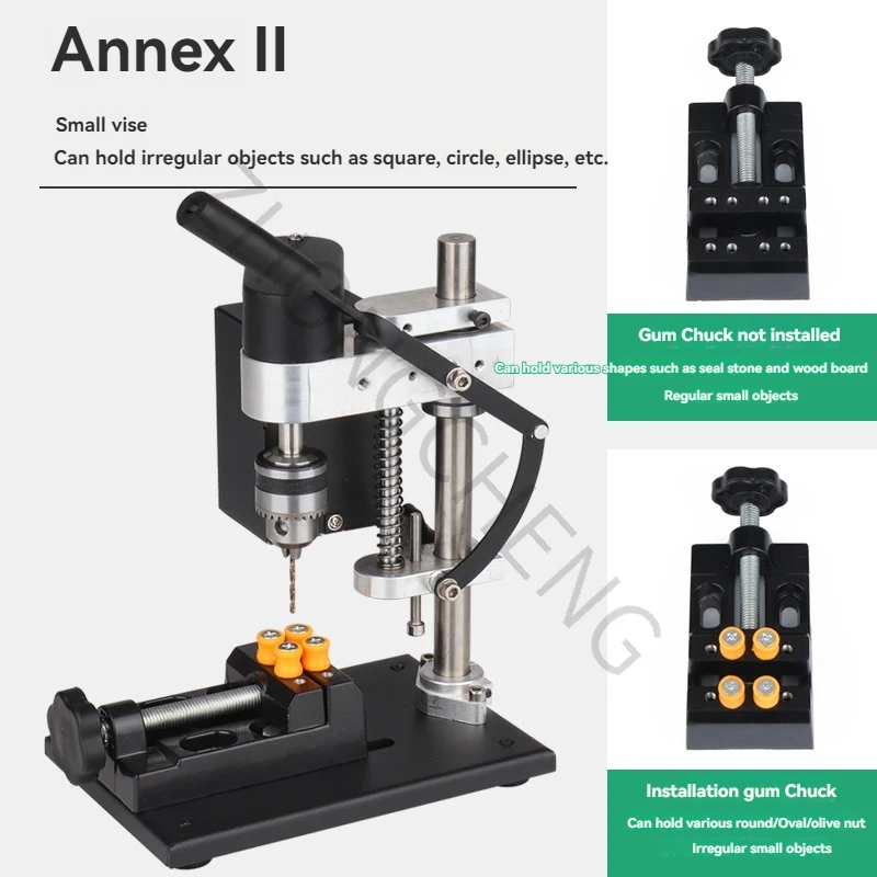 

Small DC variable-speed desktop drill, JT10 mini bench drill press, a precision drilling machine for home use.