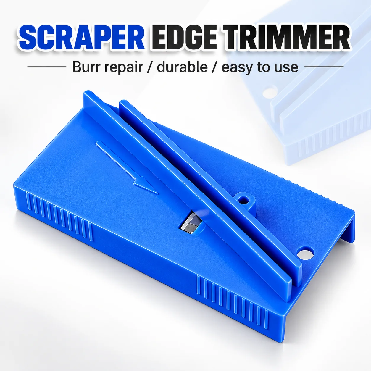 Car Wrap Plastic Squeegee Trimmer Hard Card Scraper Sharpening Tool Skiving Knife Cutter Window Tinting Tool Skiving Sharpener