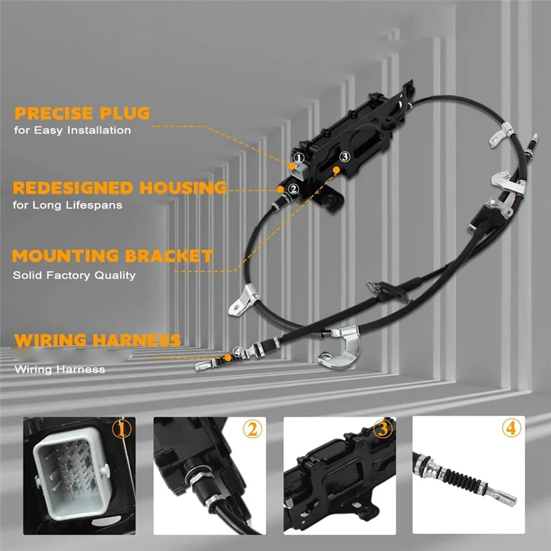 

ABNF!Electronic Hand Brake Cable For Hyundai Santa FE 4WD 2012-2019 Parking Brake Assy 597002W800 59700B8800