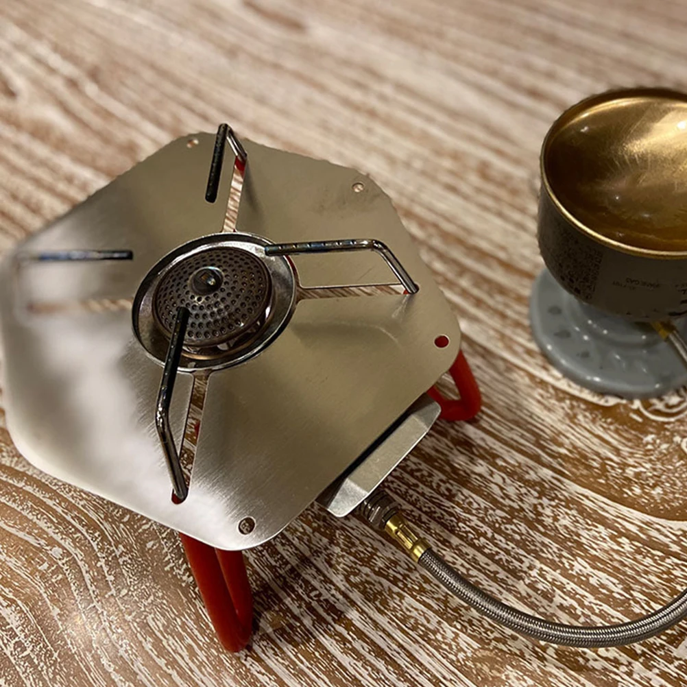 

Stainless Steel Stove Heat Shield Outdoor Camp Cooking Barbecue Insulation Plate Durable Portable Accessory Camping Furnace High