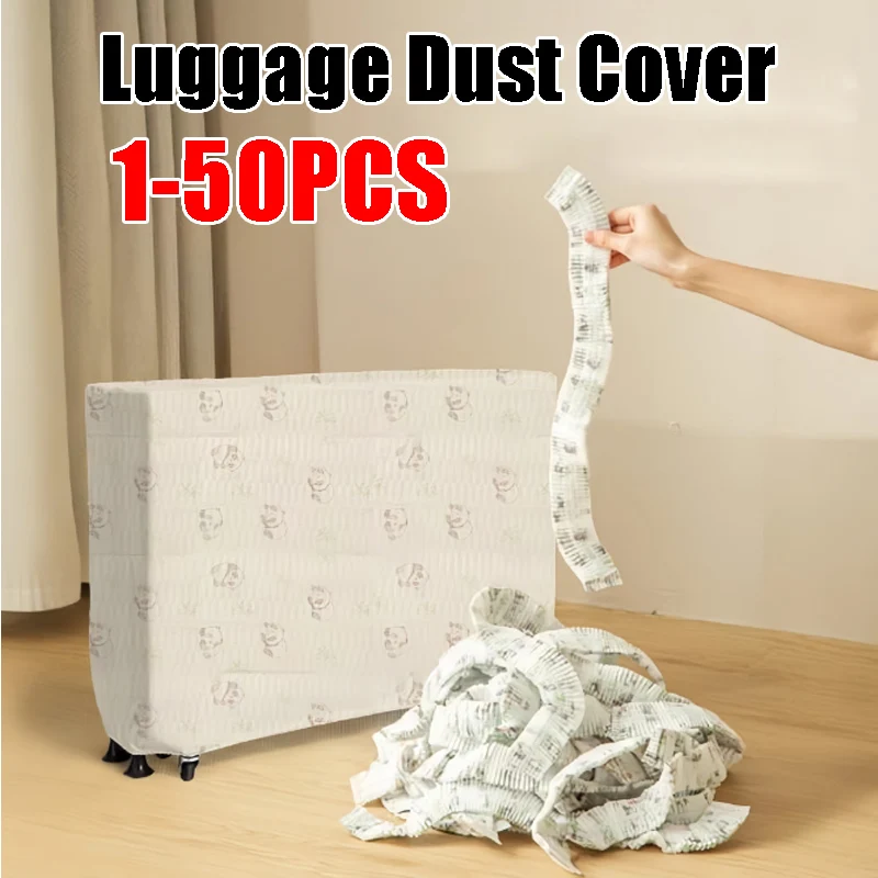 

Universal Full Baggage Protector Cover Disposable Non-Woven Material Dust Rain Shield for Travel Cases Lightweight Portable