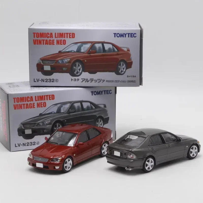 TAKARA TOMY TOMYTEC Tomica 1/64 TLV-N232c TLV-N232d 도요타 Altezza RS200 Z 합금 장난감 모터, 다이캐스트 금속 모델 선물