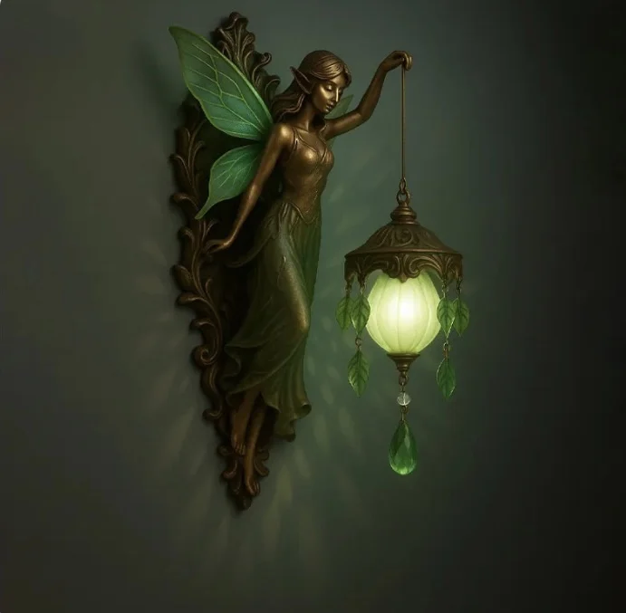 

Винтажный настенный светильник с русалкой, настенный светильник, ретро-базовый дизайн, ночник, статуя, настенный светильник, тематическое произведение искусства океана