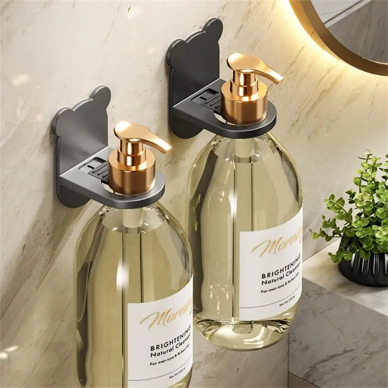 2PCS Shelf Smooth Edges And Corners Strong Load-bearing Capacity Hole Distance 35mm Abs Household Shampoo Rack