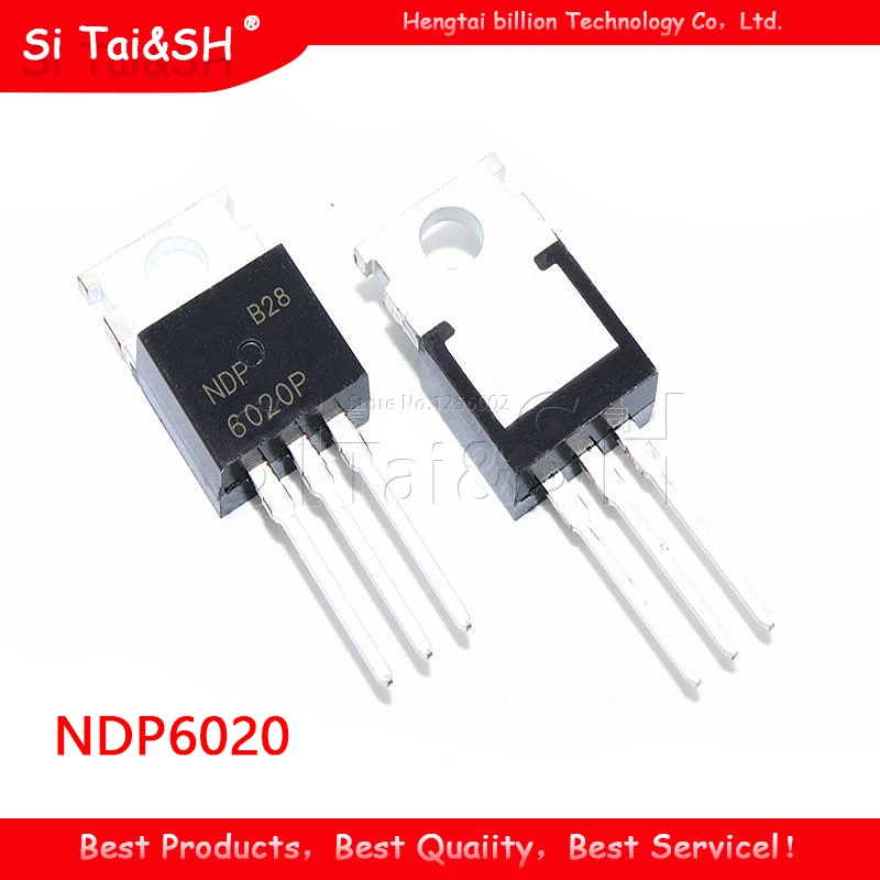 10pcs/lot NDP6020P NDP6020 MOSFET P-CH 20V 24A TO-220