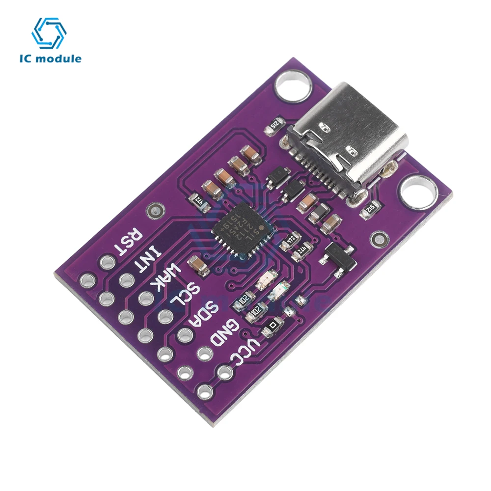 CP2112 Module Usb To Smbus/I2C USB To I2C Communication Module CCS811 Debugging Board Type-C