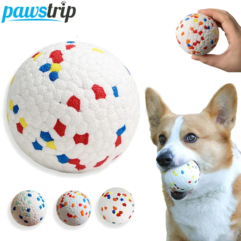 Pet Dog Toys High Elastic Bite Resistant Dog Ball Toy for Small Medium Large Dogs Puppy Training Teeth Cleaning Interactive Toys