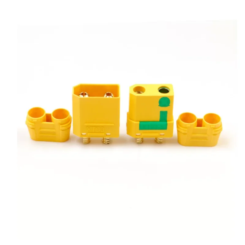 5Pcs/Lot Amass Original Genuine Xt90H Low Resistance Power Plug with Sheath, Aviation Model Male and Female Connector Xt90H-S