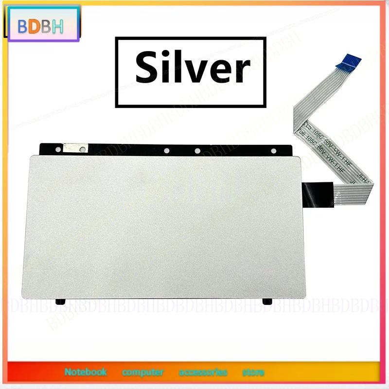 * Original New Touchpad For HP 15-EF 15-ER 15S-EQ 15-DY 15S-FQ TPN-Q222 Laptop Touchpad Track Pad Silver SB459A-22HA with Cable