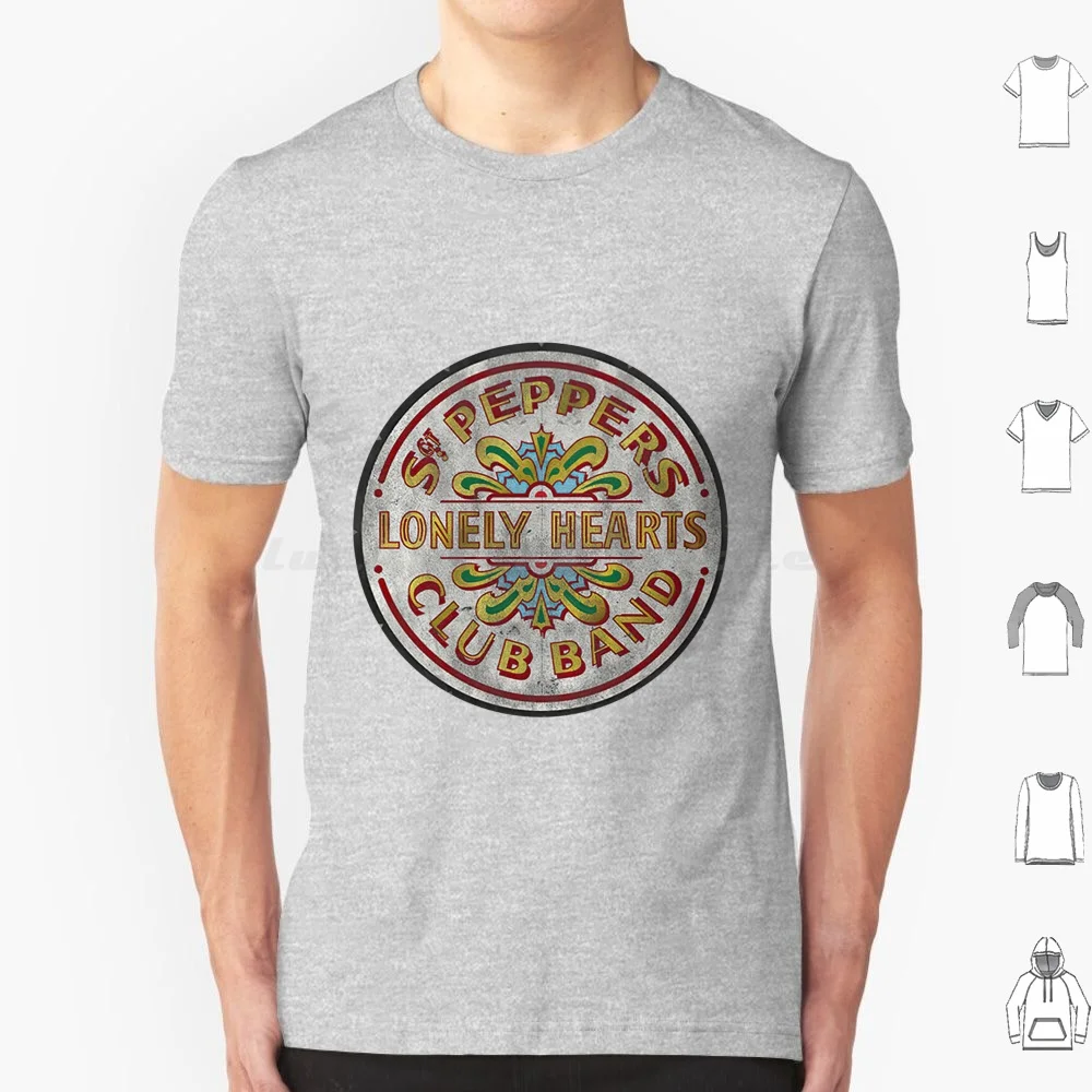 Camiseta del Club de Corazones Solitarios para Hombre, Mujer y Niños, Talla 6XL, Club de Corazones Solitarios, The Sgt Peppers Club Band, Marina, The Diamonds Music