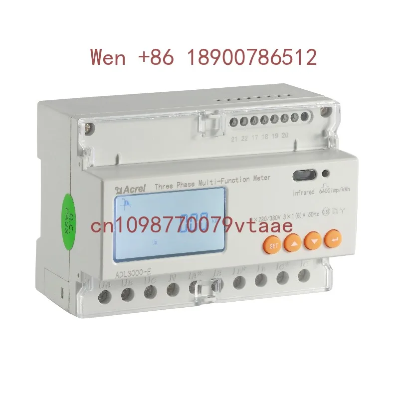 DTSD1352 Dual Source Energy Meter 3 Phase Power Meter 380v 300a External Ct Dual Tarrif Energy Meter Dtsd 1352 3P4W