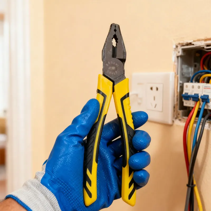 

1 шт., многофункциональные обжимные клещи, ручные инструменты для ремонта, плоскогубцы, фурнитура, кусачки, профессиональный электрик, противоскользящие, прочные