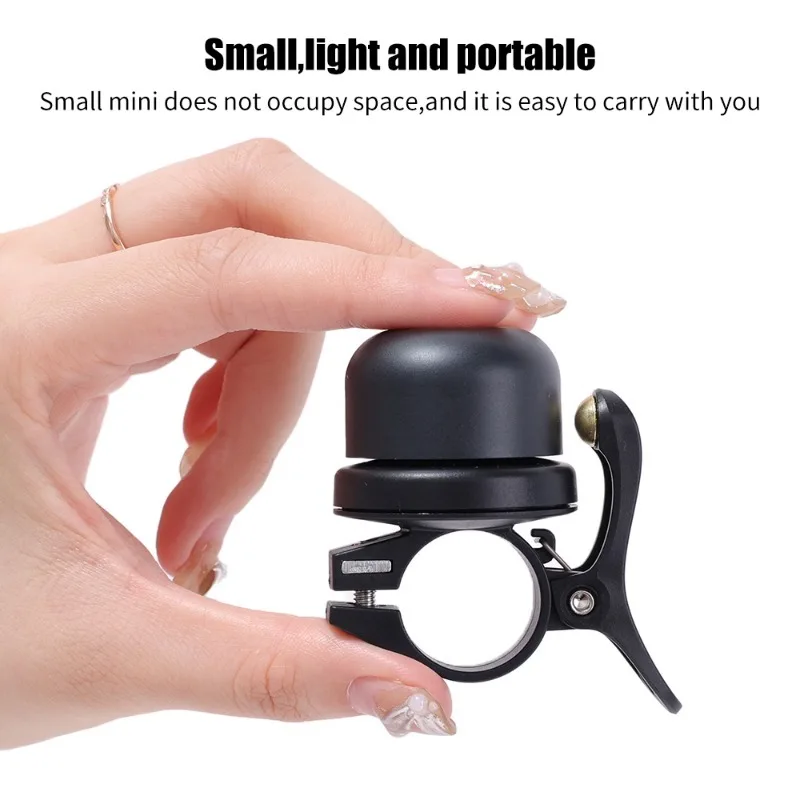 Bike Bell for Apple AirTag Hidden Bicycle Holder GPS Tracker Anti-Theft Classic Bicycle Alarm Bell Bike Accessories for AirTags