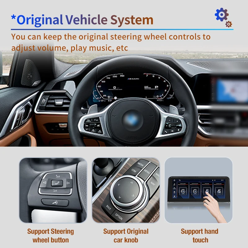 10.25inch For BMW 3/4 Series F30 F31 F32 F33 F34 F35 F36 2013-2016 NBT Linux system wireless Android Auto Carplay HiCar