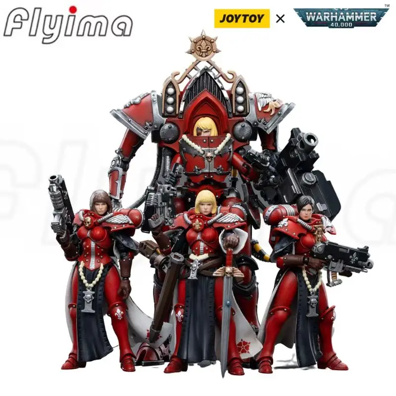 

[In-Stock] JOYTOY 1/18 Mecha Action Figures Battle Sisters Blood Rose and Exemplary Suit Anime Collection Free Shipping