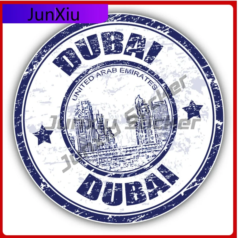 

Dubai City Uae Creative Sticker Stamp Travel Car Decal Bumper Stickers For Cars Cool Style Motorcycle Use Waterproof Vinyl De