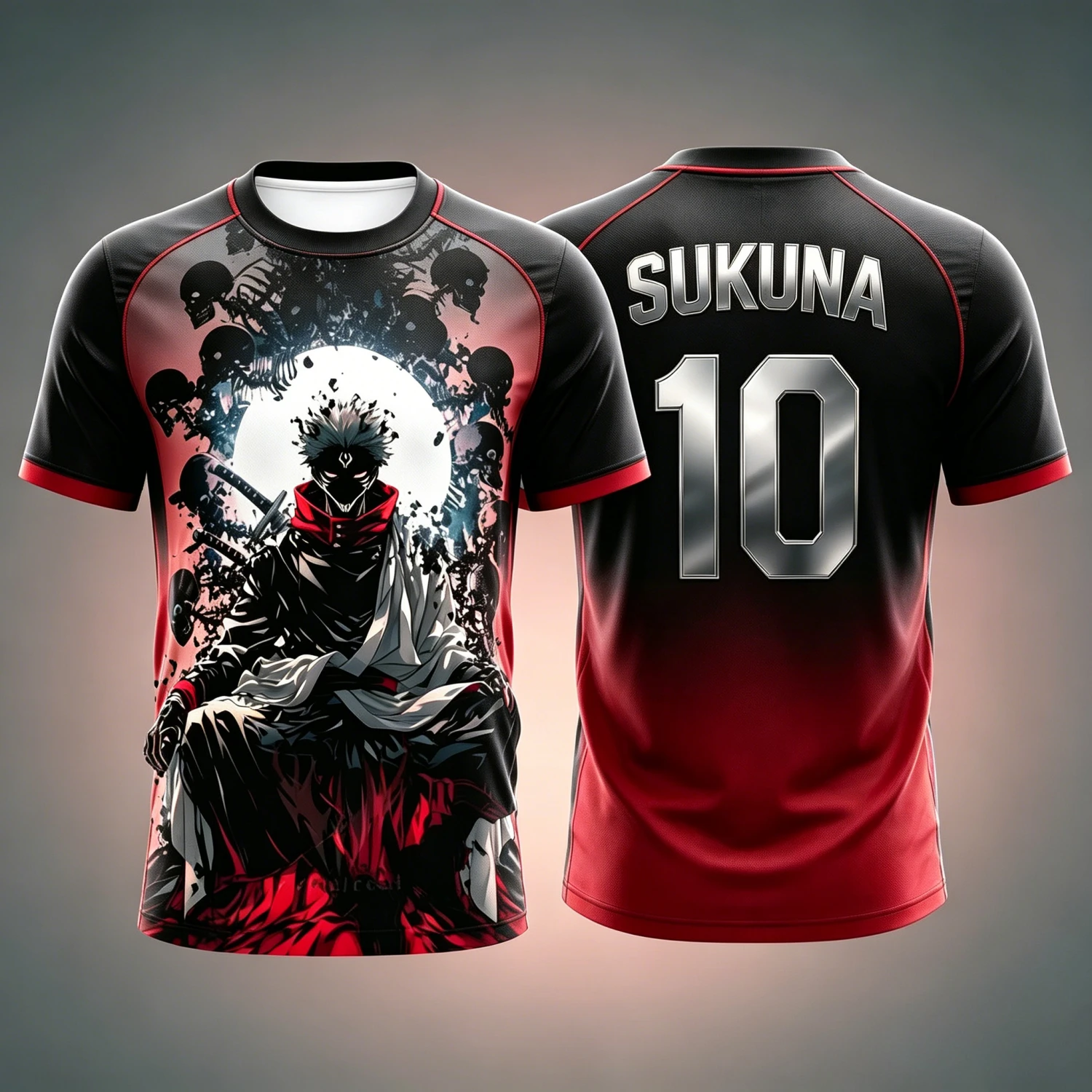 2026 Summer Jujutsu Kaisen Retro Cosplay T-shirt Men's 3D Printed Jiu Jitsu Short-sleeved Family Unisex Children's Sports Shirt