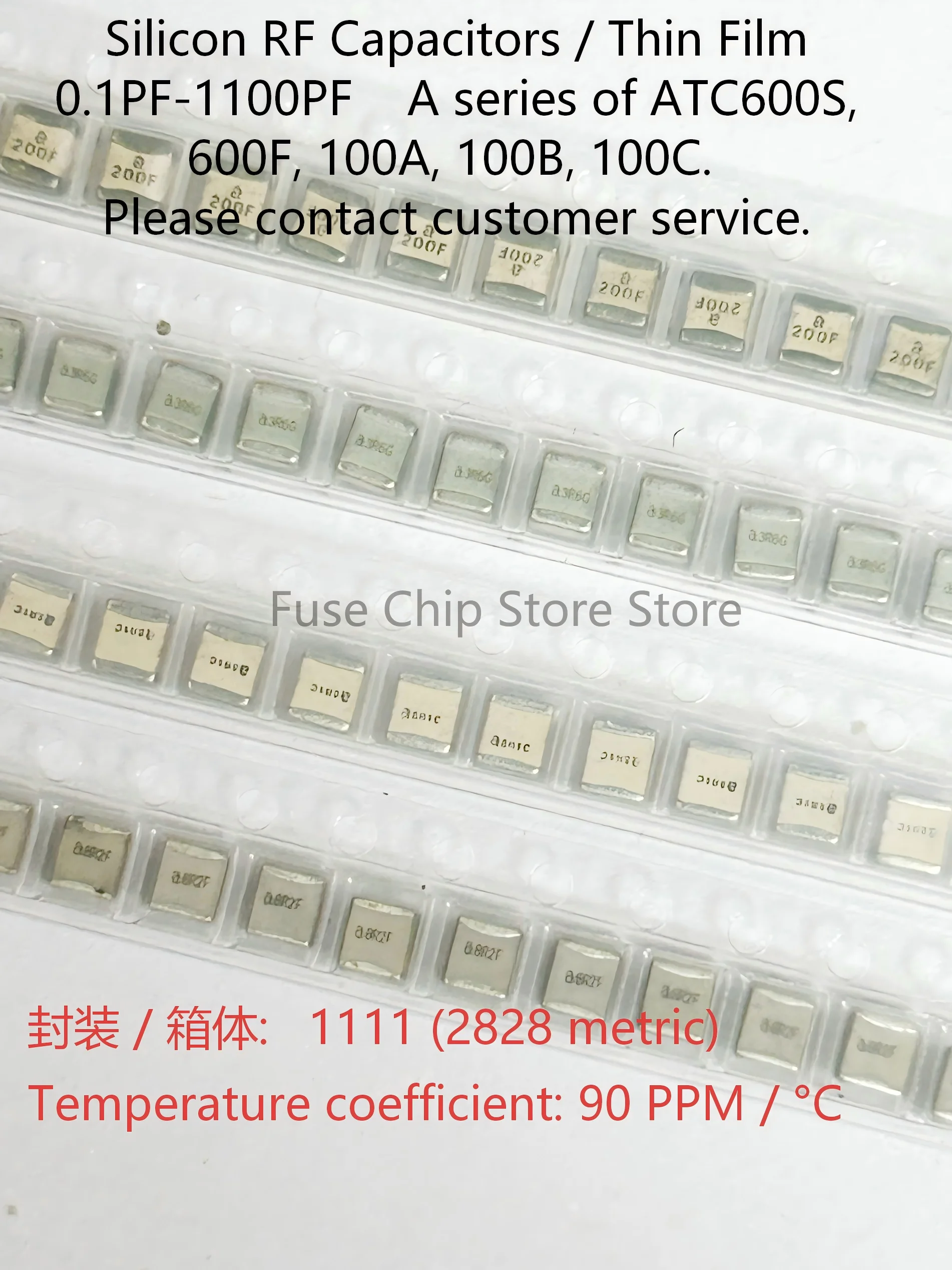 High Q Capacitors P90 100B1R8BT500XT 100B2R0BT500XT 100B3R9BT500XT 100B4R7BT500XT 100B5R6BT500 100B6R8BT500XT 100B100FT500XT