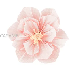 1 pz set di fiori di carta crespa fiore di carta farfalla foglie sfondo muro scuola materna forniture per feste di compleanno decorazione domestica