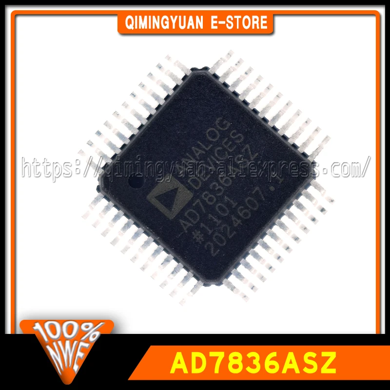 1~20PCS/LOT AD7836ASZ MQFP44 14-Bit Quad Digital-to-Analog Converter (DAC) AD7836 100% New Spot stock