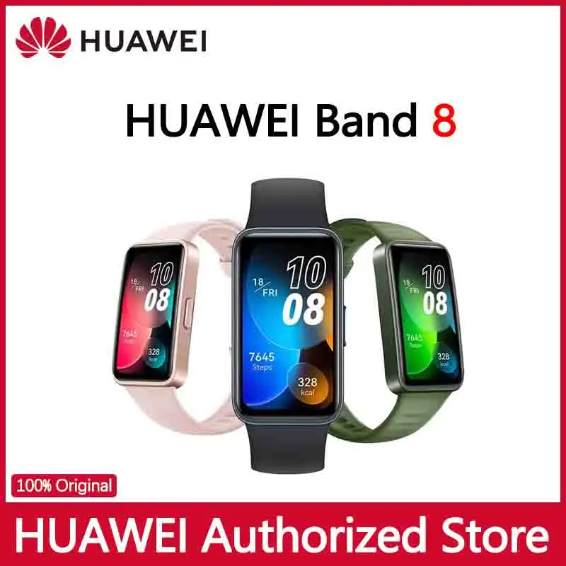 Умные часы Huawei Band 8, толщина 8,99 мм, умные часы с автоматическим монитором SpO2, AMOLED 1,47 дюйма, монитор сердечного ритма, срок службы батареи на 2 недели Умные часы Huawei Band 8, толщина 8,99 мм, умные часы с автоматическим монитором SpO2, AMOLED 1,47 дюйма, монитор сердечного ритма, срок службы батареи на 2 недели