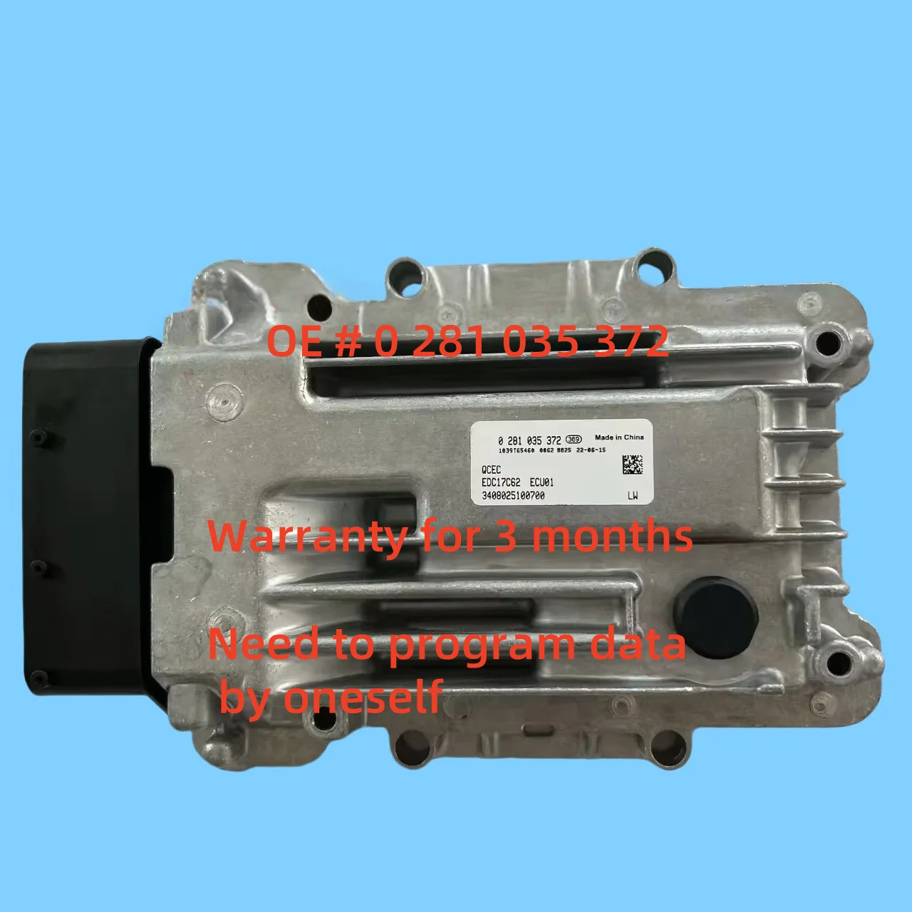 

High quality 0281035372 EDC17C62 ECU Electronic Control Unit Module for Bosch