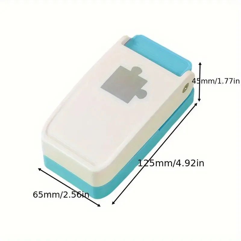 قطعة واحدة من آلة صنع الألغاز للفنون والحرف اليدوية وسجلات القصاصات وألغاز DIY - أداة صغيرة، معدنية، حرف فنية