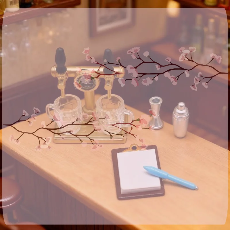 

5Pcs Dollhouse Simulation Beer Mug Model Food And Play Mini Beer Cup Miniature Scene Ornament Decoration Toy