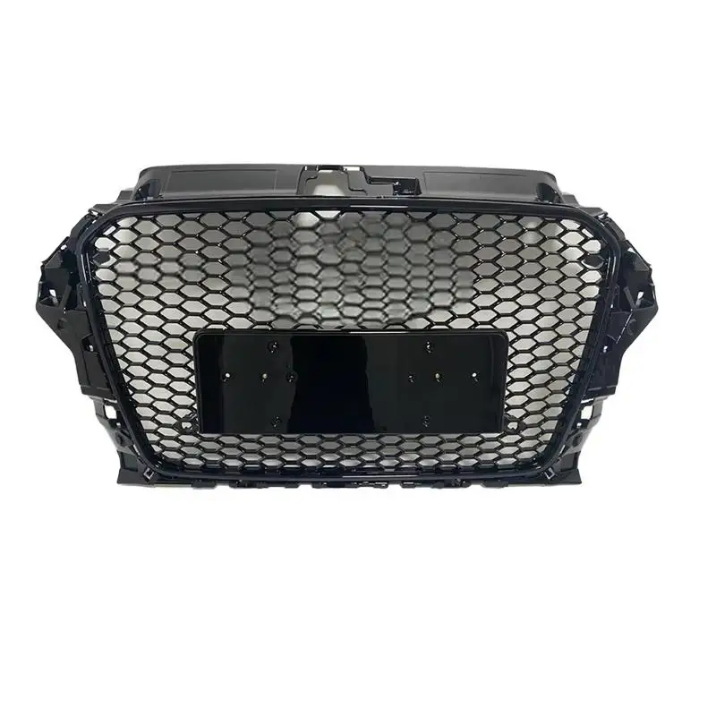 

2014-2016 RS3 Style Glossy Black Front Grille for A3 S3 8v Front Bumper Grill