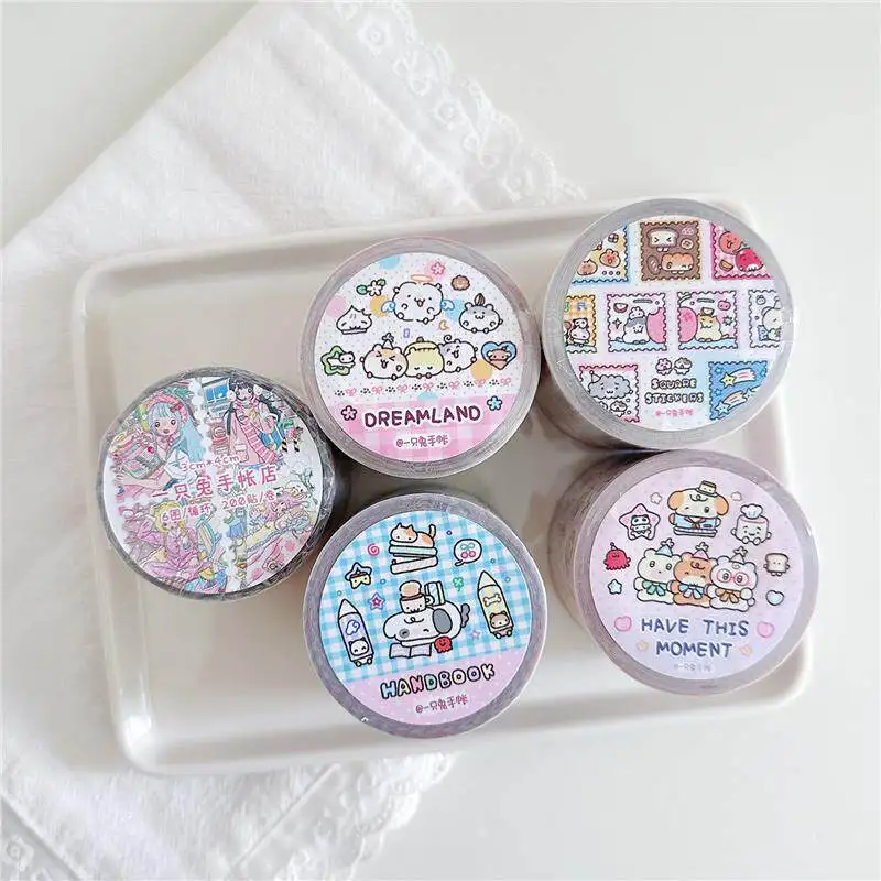 Sticker Cute Little Animal Stamp Sticker Versatile Collage Die Cutting