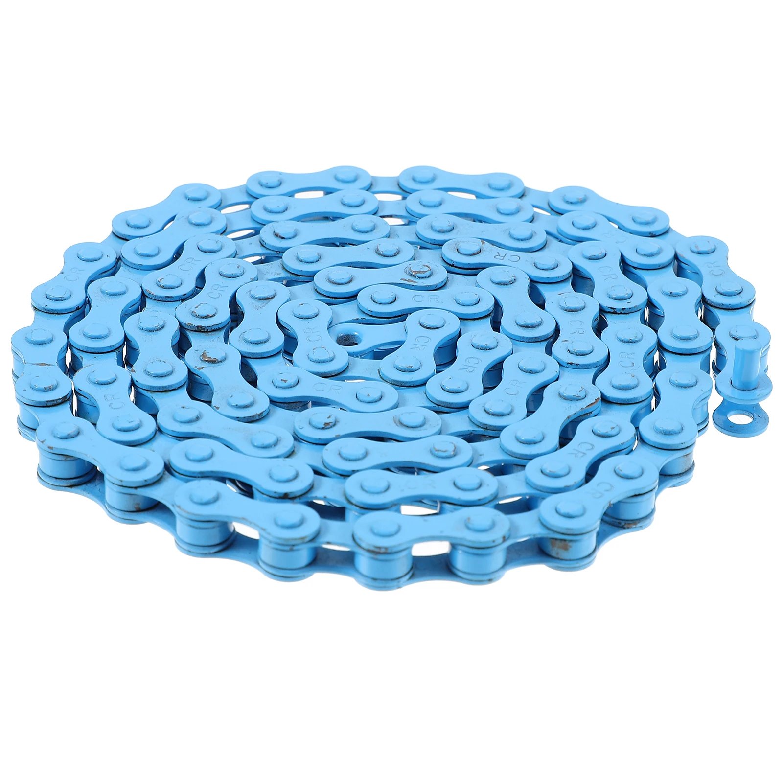 

Bicycle Chain Links Blue Durable Cycling Chain Replacement for Mountain Bikes Smooth Gear Shift Metal Accessories