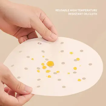 Nový papír do fritézy, speciální na pečení, kuchyňské jídlo, olejotěsný oboustranný silikonový olejový papír, nepřilnavá napařovací podložka 10 nejlepší prodej silikonová napařovací podložka - №4