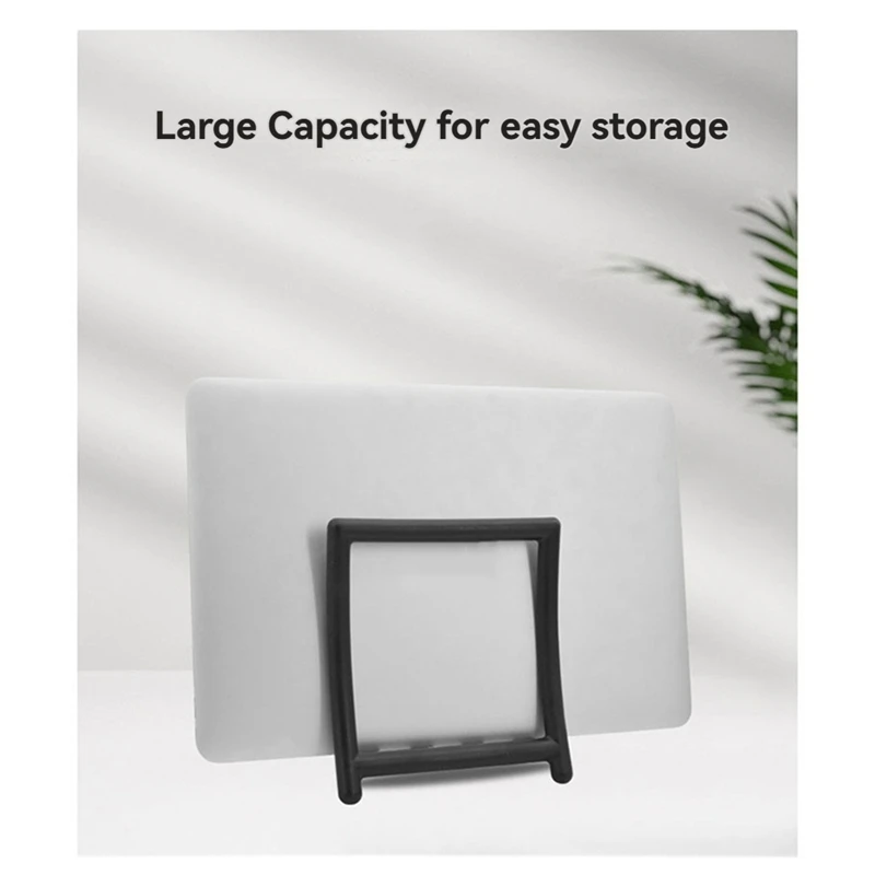 Laptap Stand Napkin Holders Desktop Standing Serviette Rests Plastic Magazine Stand Kitchen Chopping Board Rack