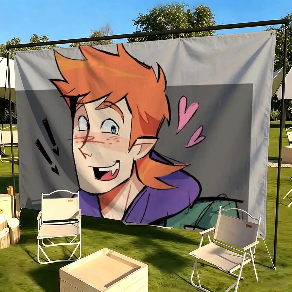 Anime Eddsworld Matt-tt  Flag Suitable For Party Club Outdoor Interior Wall Decoration Banner Fans Gift