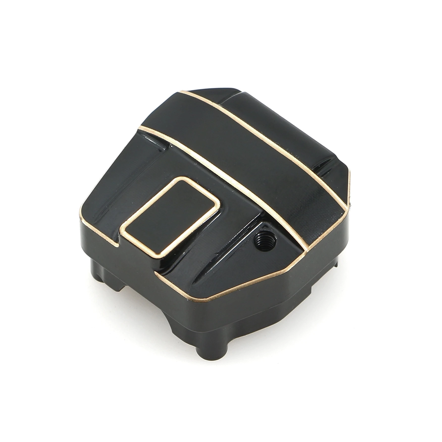 Black Coating Brass Differential Cover for Axial SCX10 III Jeep CJ-7 RC Crawler Car Upgrade Parts Accessories