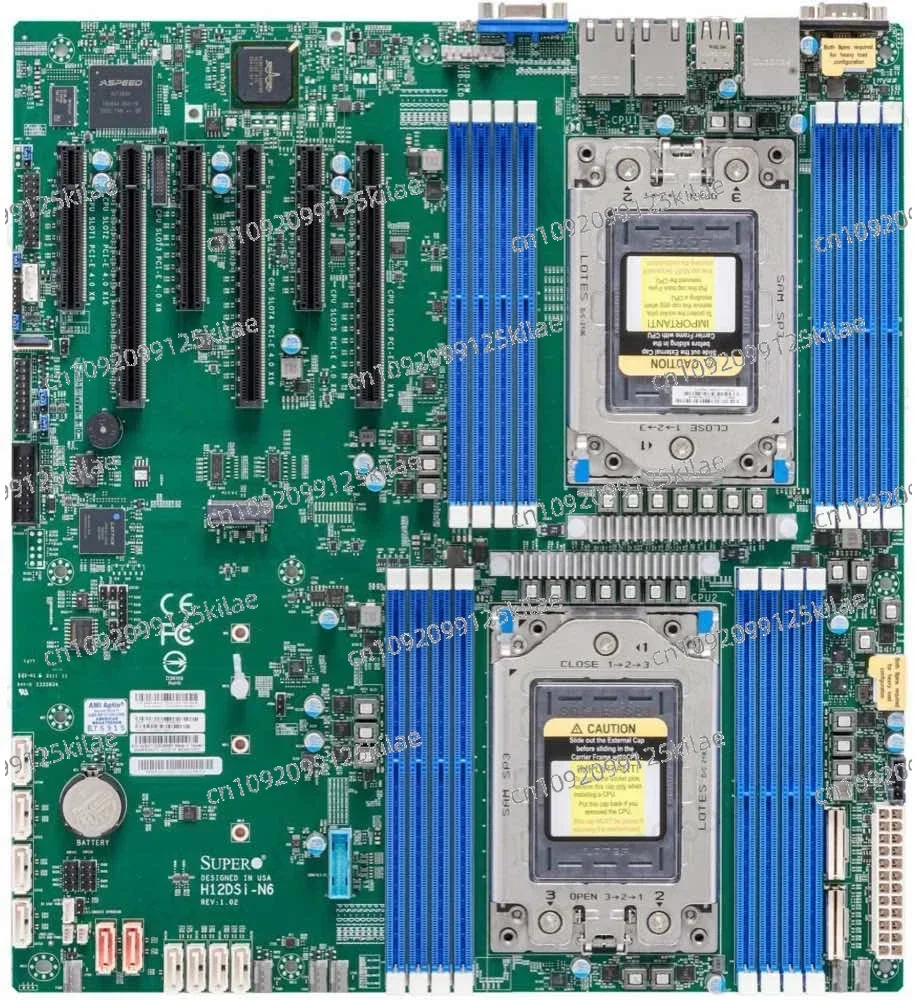 

H11DSI REV2.0 для материнских плат, двойной процессор EPYC серии 7001/7002, поддержка PCL-E 3,0, 16 лотов, DDR4-3200 МГц, 100% тестирование
