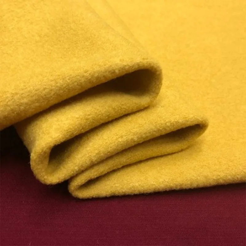 

Шерстяная трикотажная ткань, эластичная и плотная, маленькая круглая, осенне-зимняя однотонная одежда, теплая повседневная куртка, ткань для одежды