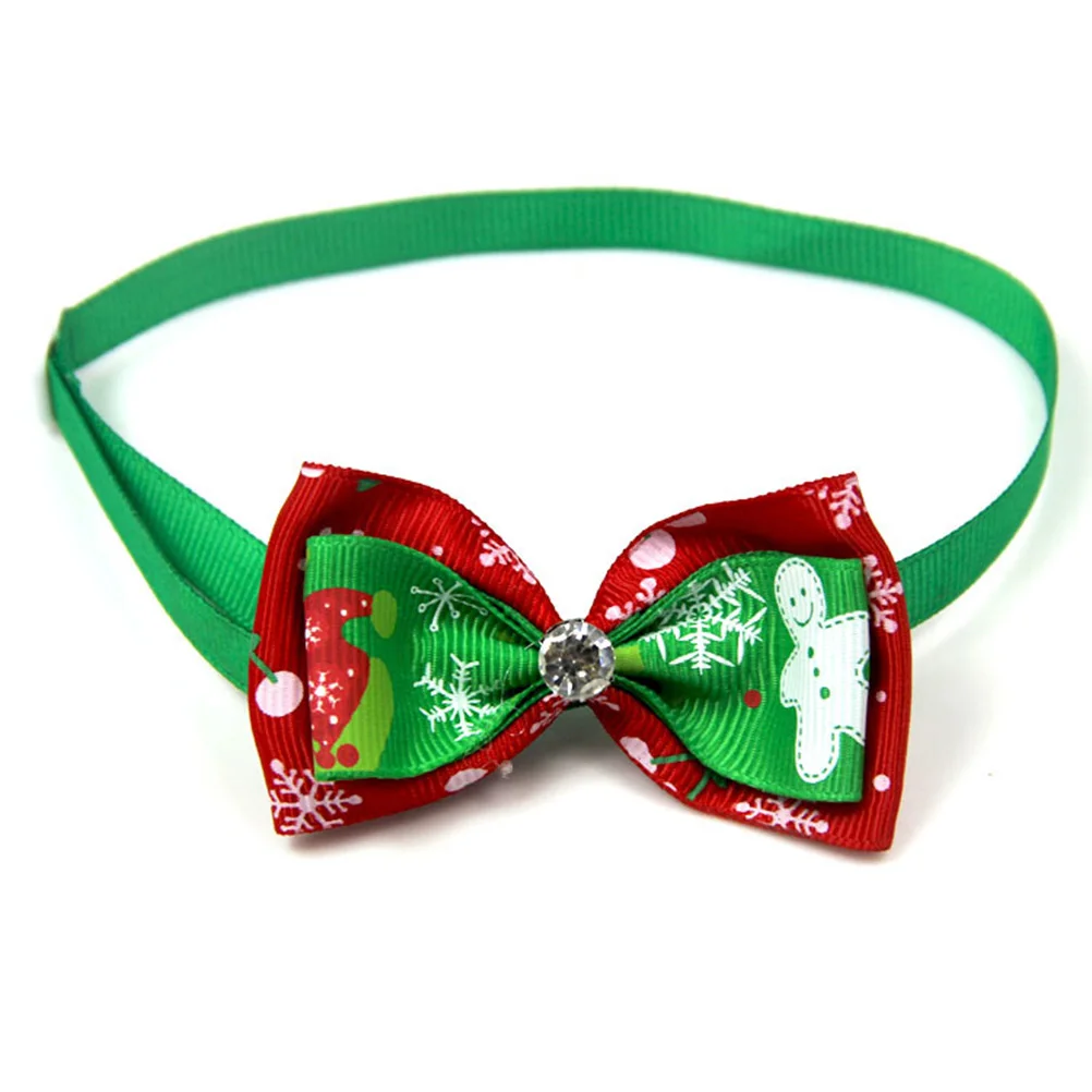 

20pcs Pet Bow Tie Adjustable Collar Christmas Dog Necktie Gentle Formal Wedding Party Accessories Pet Supplies