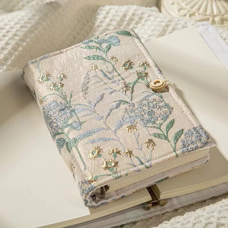 New 1pcs A5 A6 Embroidery Loose Leaf Notebook Artistic Diary Cute Notebook Detachable Notepad Diary Notebook Stationery