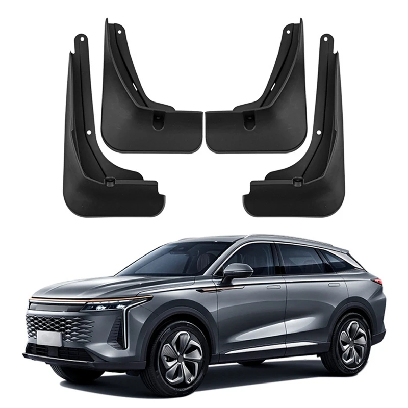 Car Mudflaps For Chery Exeed RX 2023 2024 Mudguards Mud Flaps Splash Guards Front Rear Wheels Fender Parts Accessories