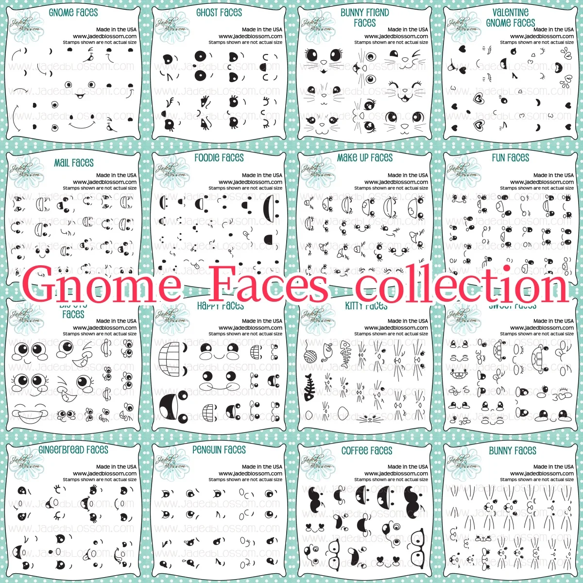

Gnome Faces collection Clear Stamp DIY Scrapbook Embossed Handcraft Paper Card Album Craft Template Supplies Decoration 2025 New