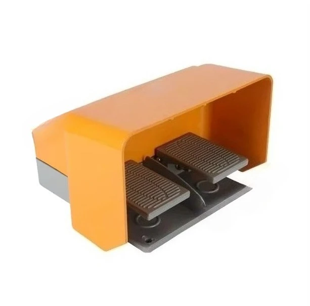 2pcs Hot Sell Newest Waterproof Lamp Foot Switch, 10A 15A AC 250V Electric Foot Pedal Switch, Push Button 3pdt Foot Switch