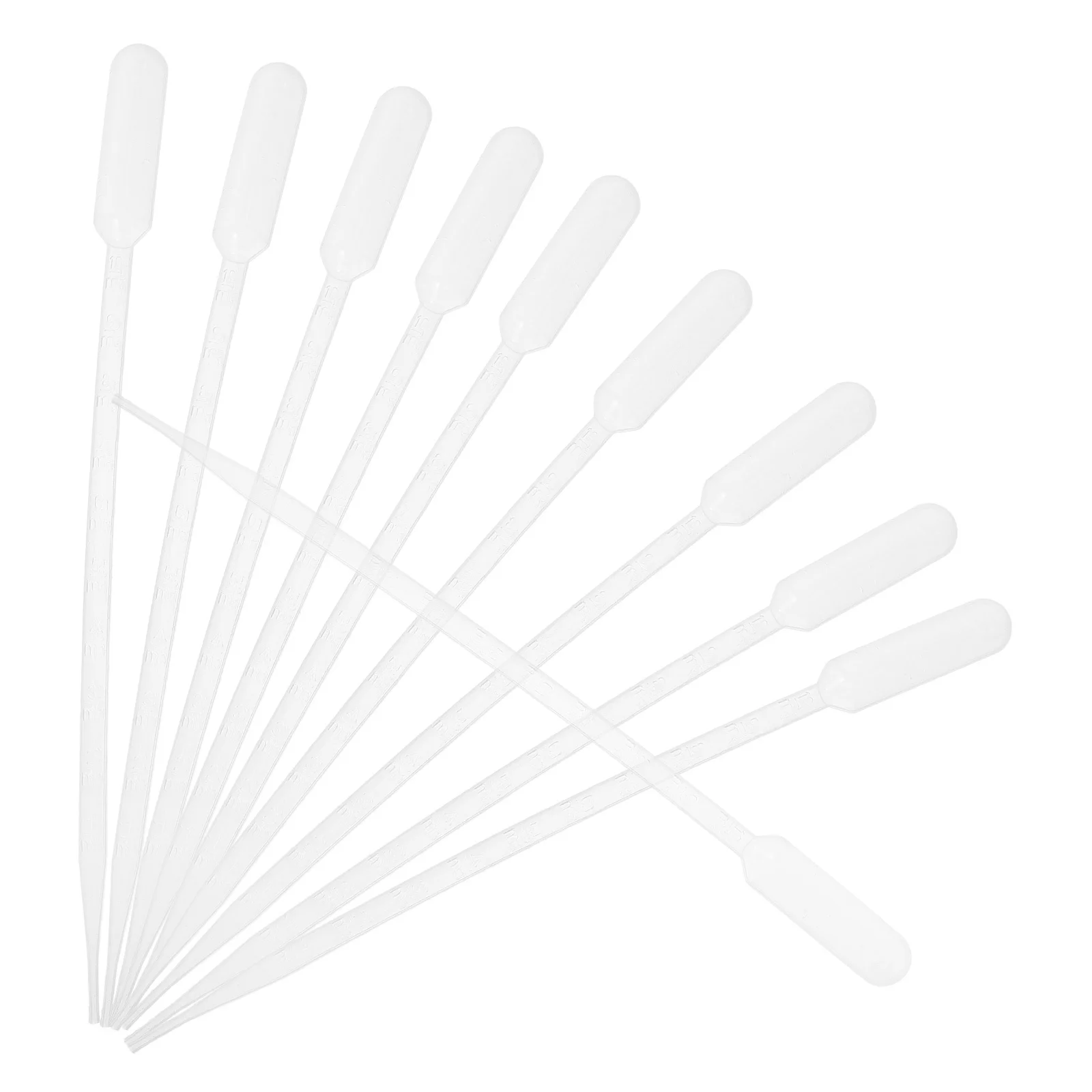 

100pcs Plastic Dropper 10Ml Thickened Durable Liquid Dispenser For Lab Home Use Clear Pipette Squeeze Bottle Transfer Tool