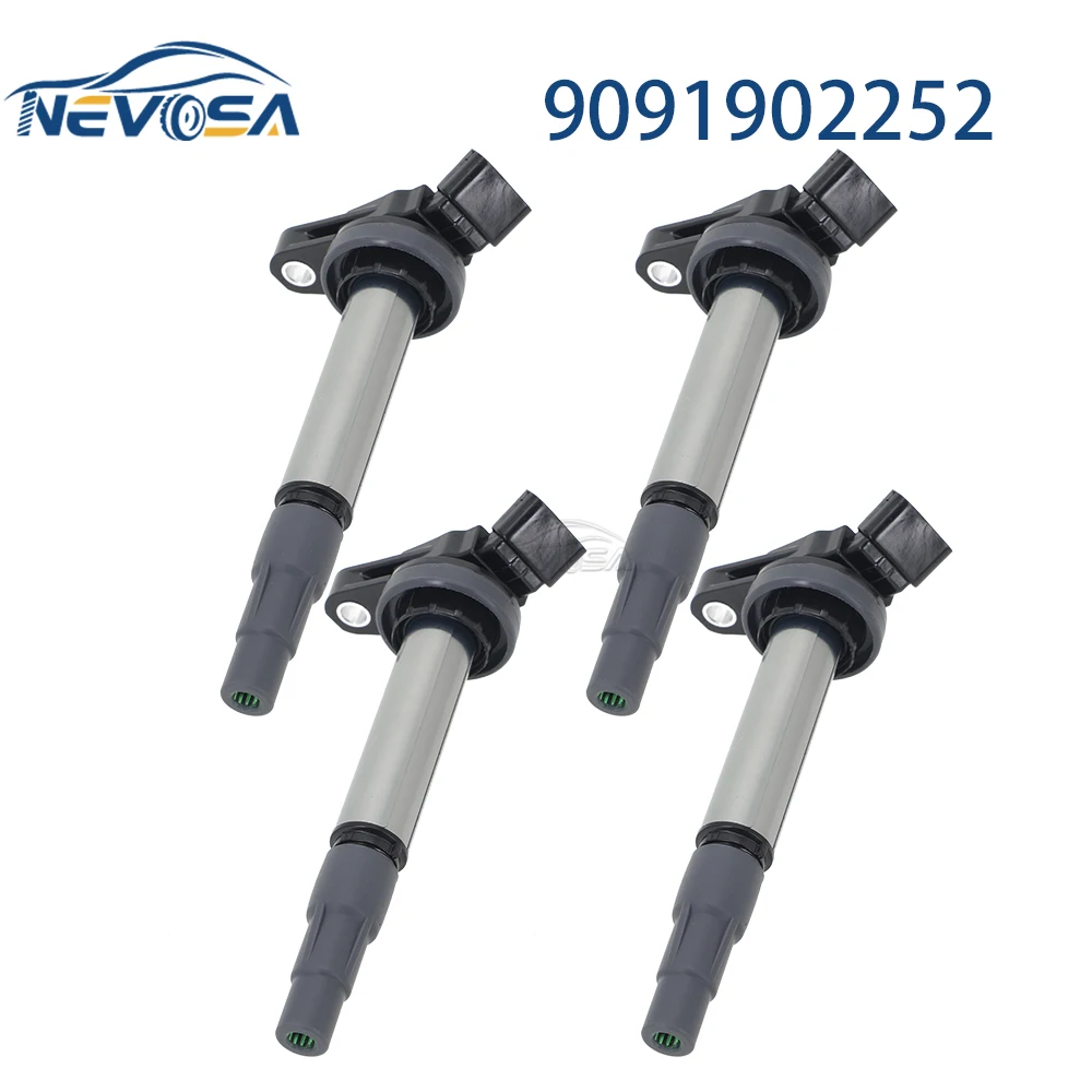 4PCS UF619  For Toyota Corolla IM Prius 1.8L 2.4L L4 C1714 UF596 Lexus CT200H L4 1.8L 90919-02252 90919-02258  Ignition Coil