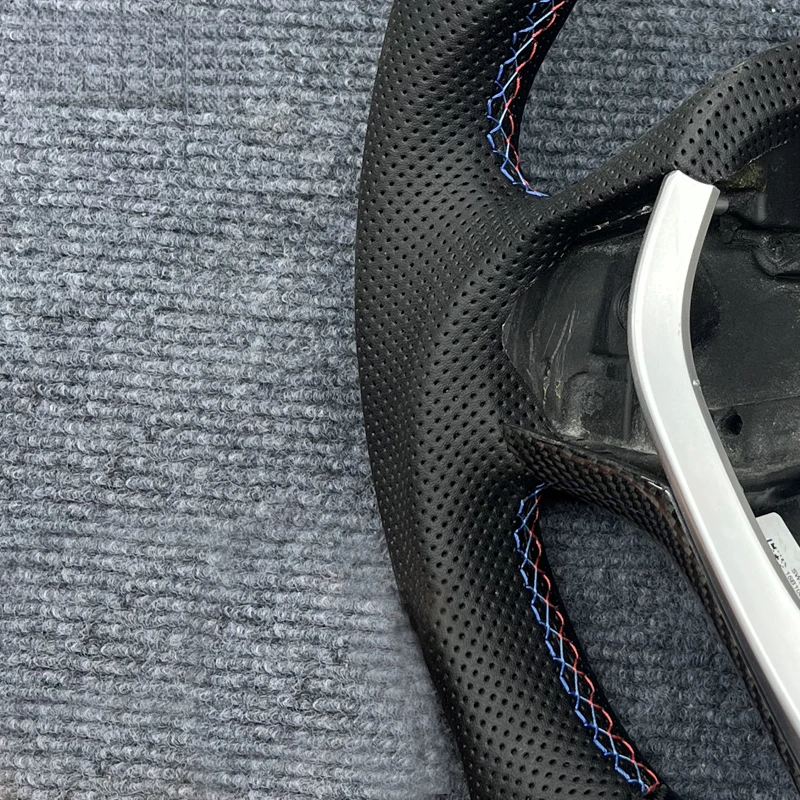 For BMW Steering Wheel Horn Cover Shell Decorative 3 Series F Chassis Custom Carbon Fiber Module Refit