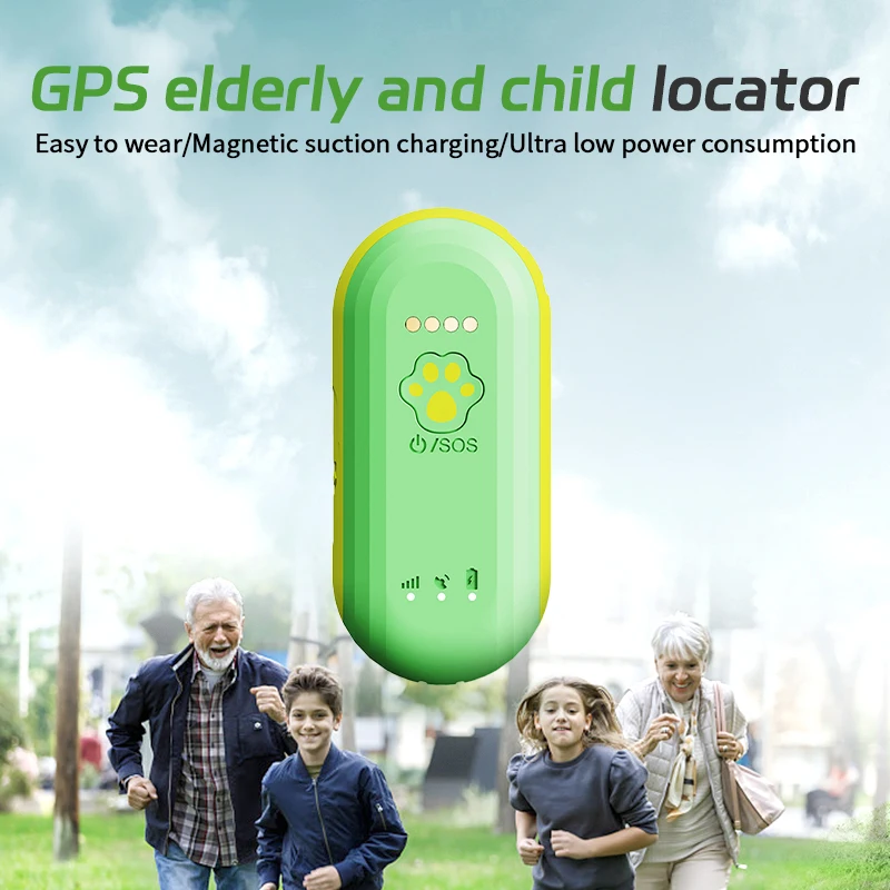 GPS Tracker for Anti-lost Personal  Disabled Kids Elderly Wireless GPS Tracker SOS Alarm Locator LBS Compatible Portable Tracker