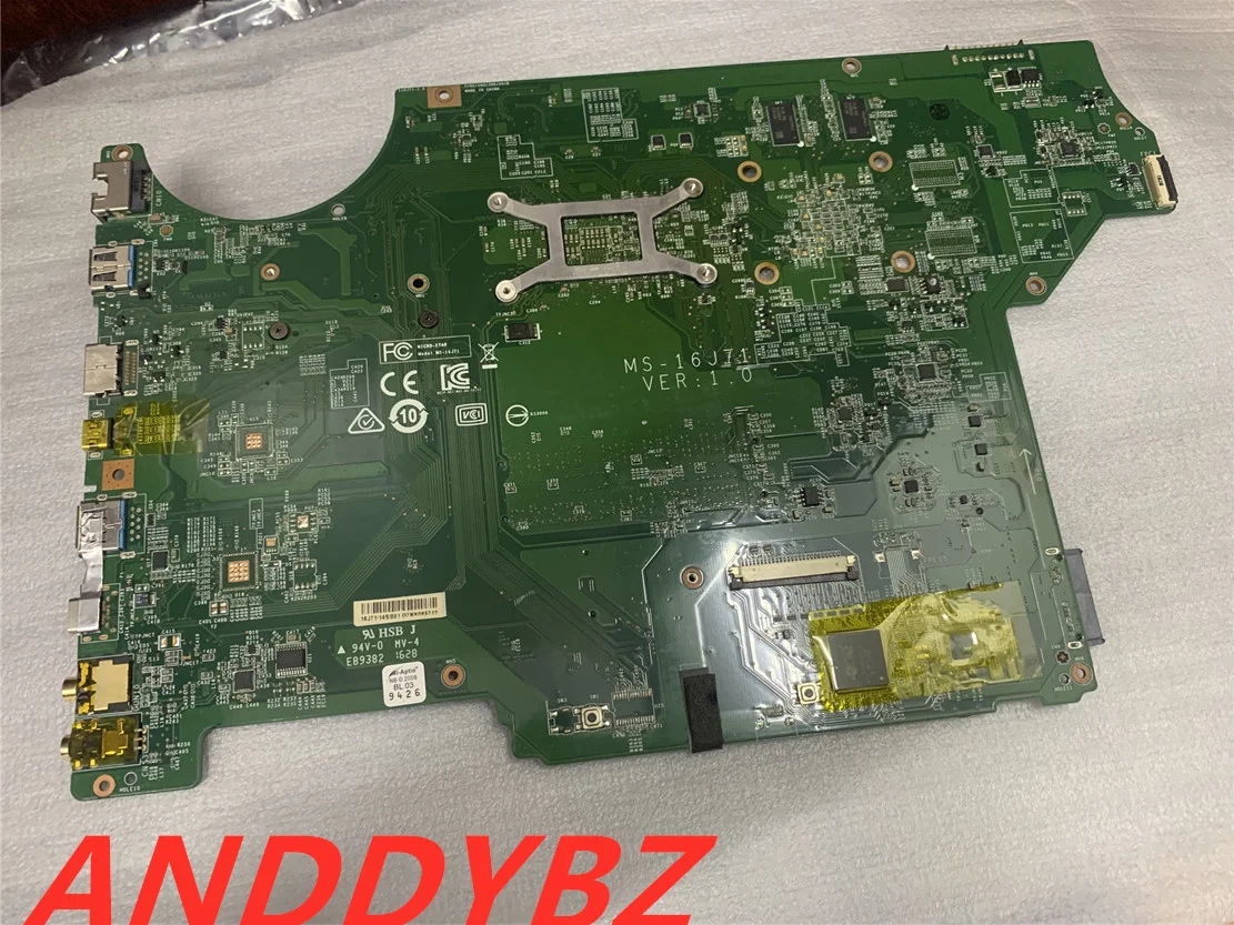 ms-16j71 ms-17971 for MSI cx72 cx62 LAPTOP MOTHERBOARD WITH i5-7200u AND GT940M TESED OK Free Shipping