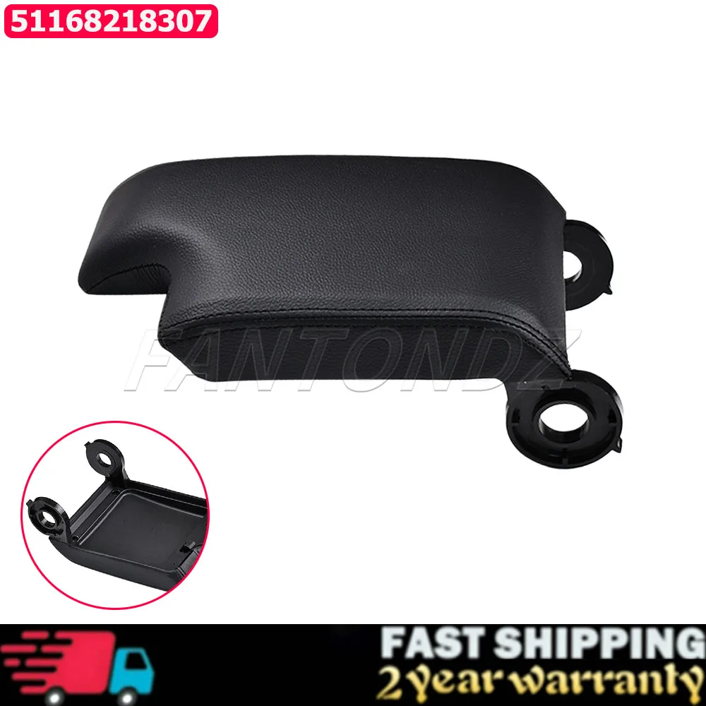 

51168218307 Car Center Console Armrest Cover For BMW 3 Series E46 1998-2006 PU Storage Box Lid Cap Left Hand Driver