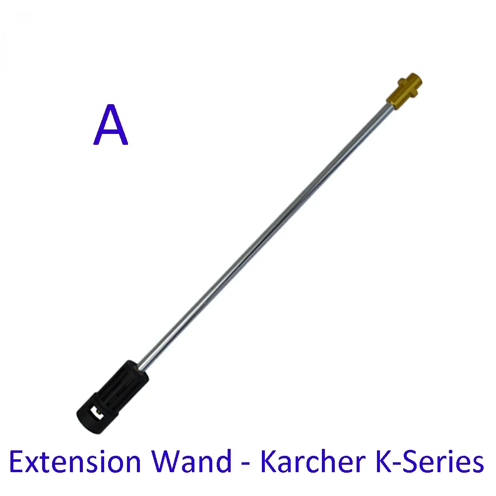 

High Pressure Washer Extension Lance Car Washer Gun Lance Extension Wand Spear Tube M22 & 1/4" Quick Connection for Karcher